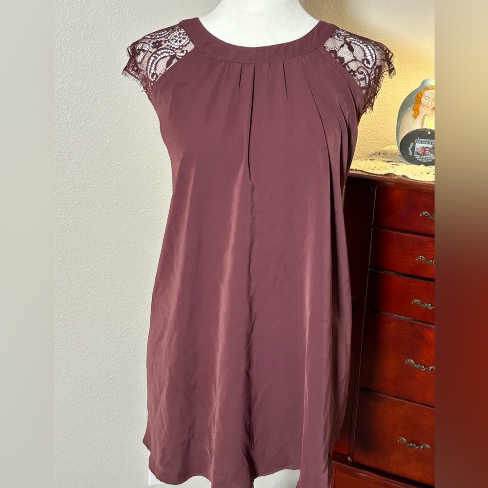 Torrid Lace Detailed Sleeveless Blouse